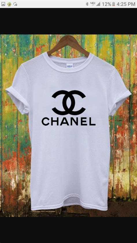 t shirt chanel inspired|authentic Chanel shirt.